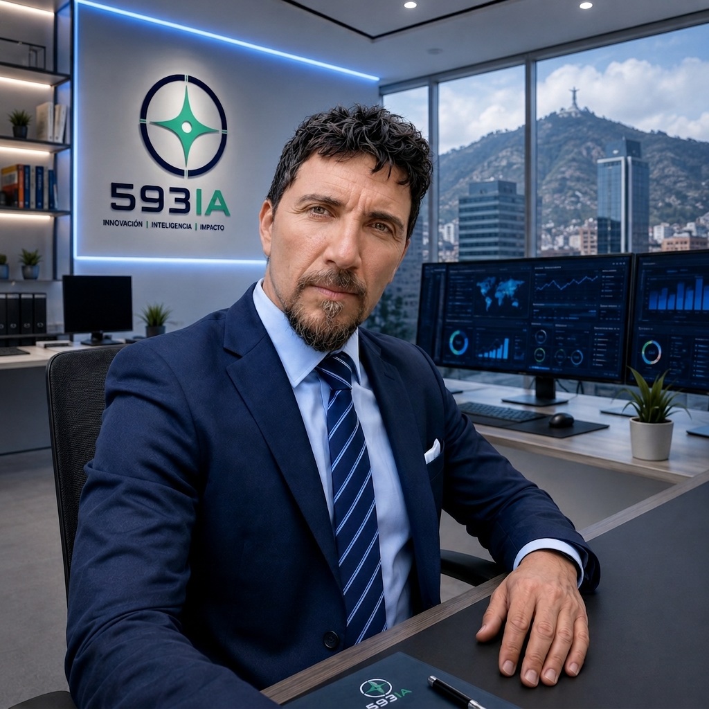 Andrés Chérrez, fundador de 593IA Evolutiva